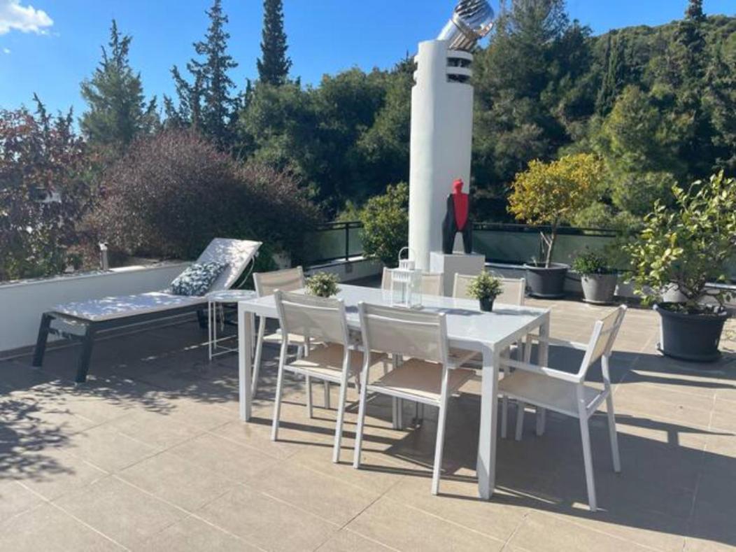 Appartamento Athens Lycabettus Hill Penthouse, Private Roof Garden & Pool Esterno foto