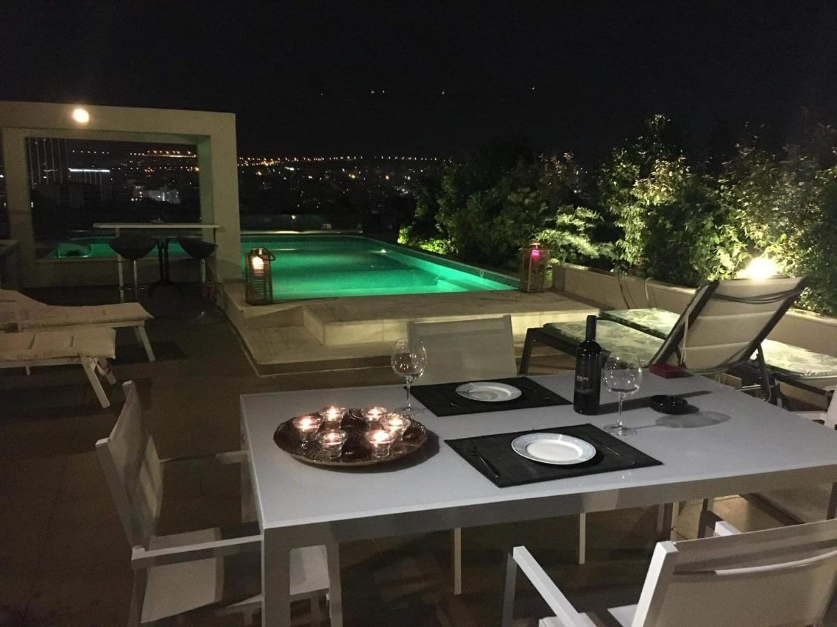 Appartamento Athens Lycabettus Hill Penthouse, Private Roof Garden & Pool Esterno foto