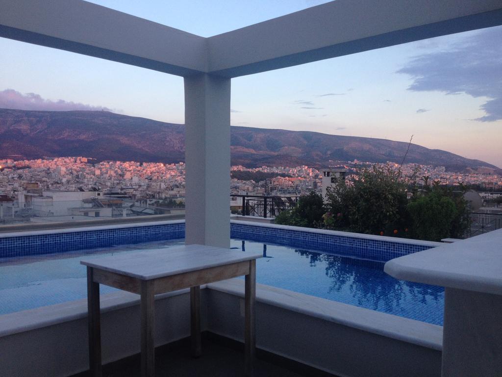 Appartamento Athens Lycabettus Hill Penthouse, Private Roof Garden & Pool Esterno foto