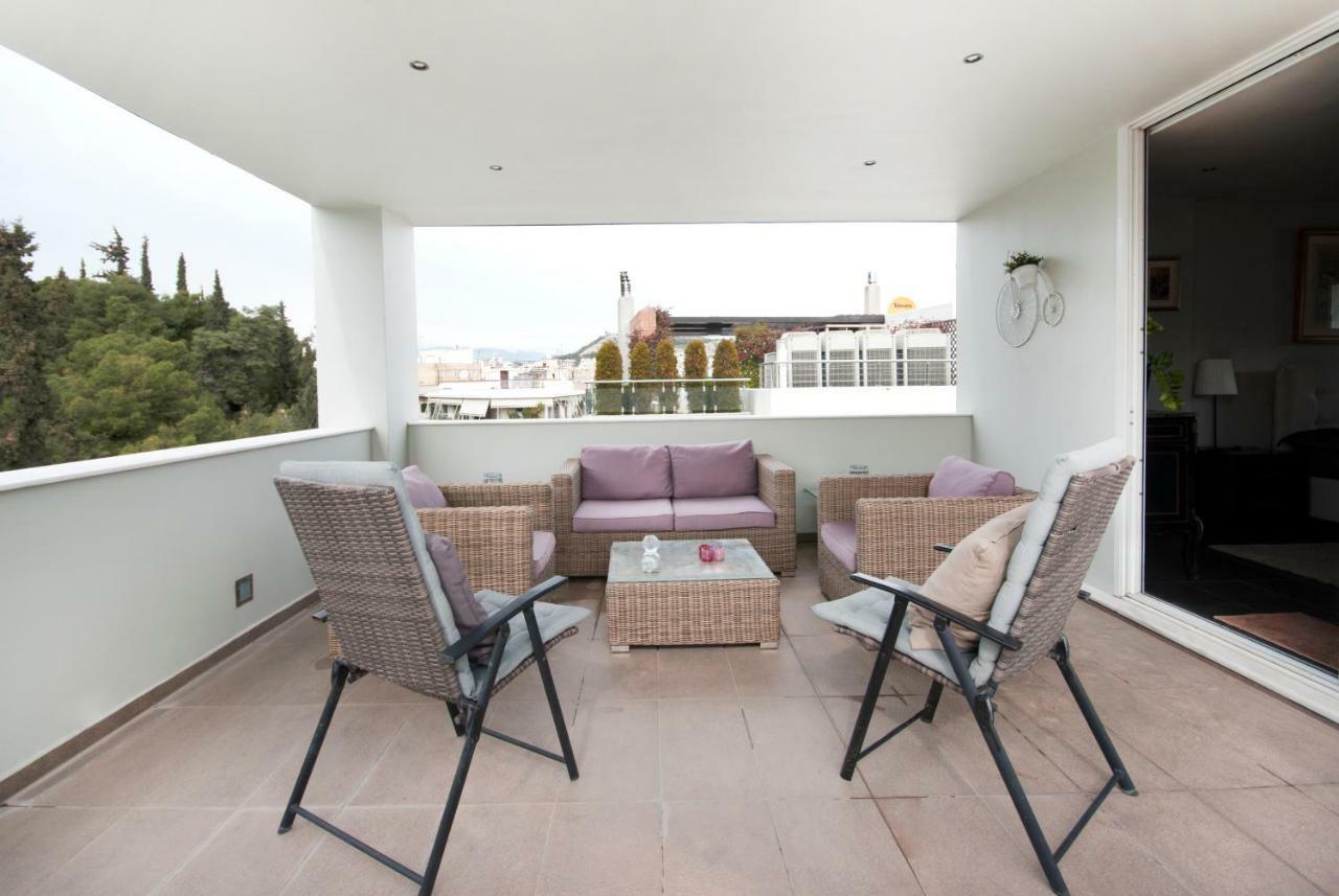 Appartamento Athens Lycabettus Hill Penthouse, Private Roof Garden & Pool Esterno foto